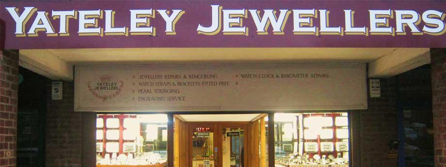 Yateley Jewellers shopfront in Yateley, Hampshire